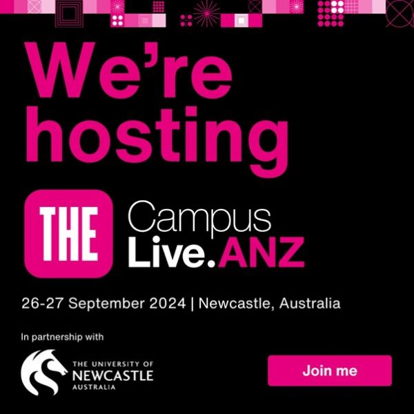 A graphic tile promoting the THE conference. Shifting demands of the sector on agenda at global higher education conference 