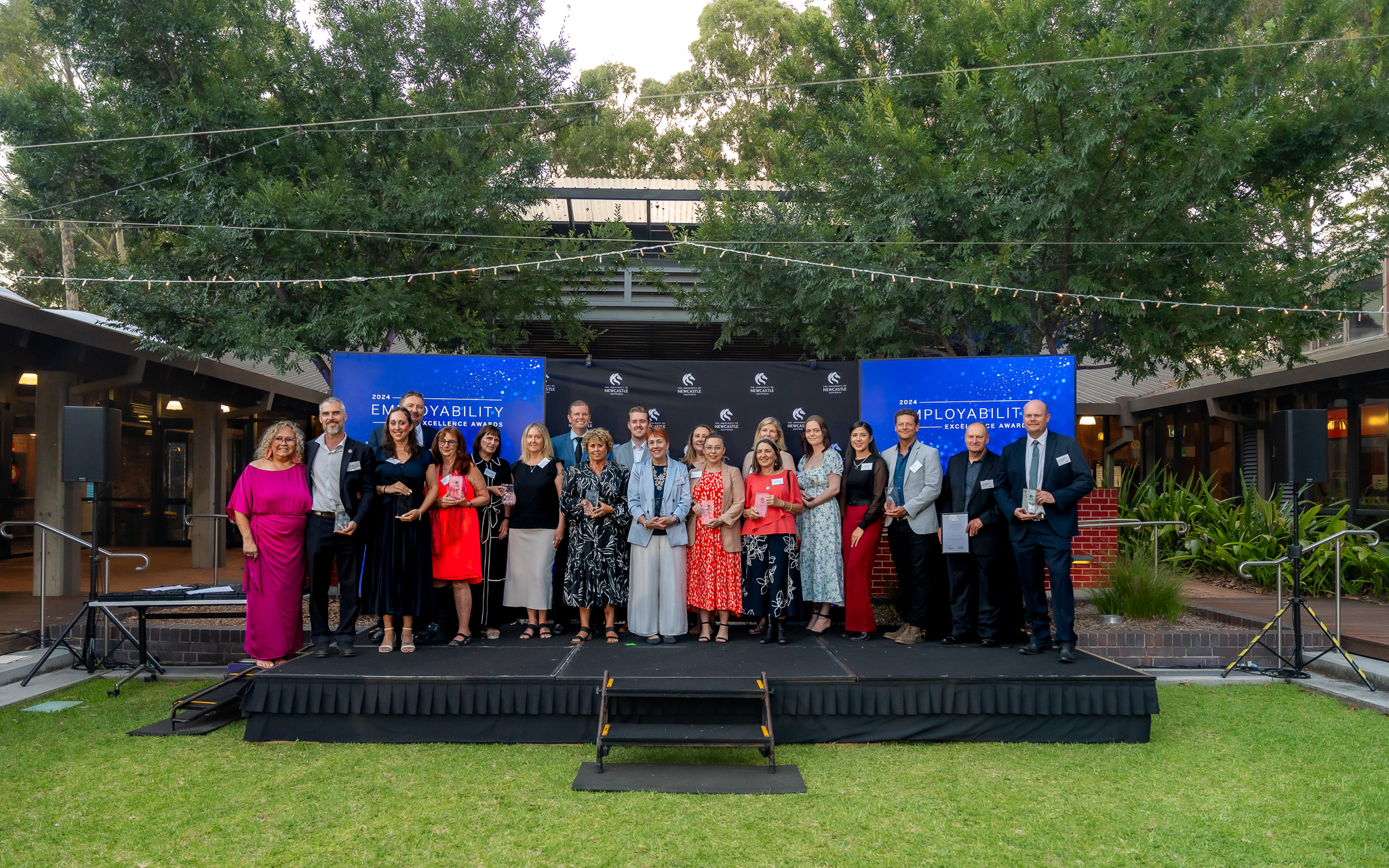 All winners from the 2024 Employability Excellence Awards on stage