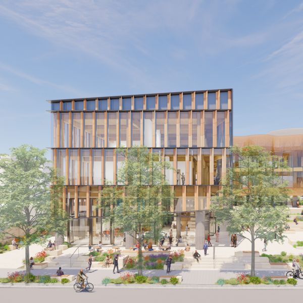 An artists render of the concept design for the new Central Coast Campus at Gosford