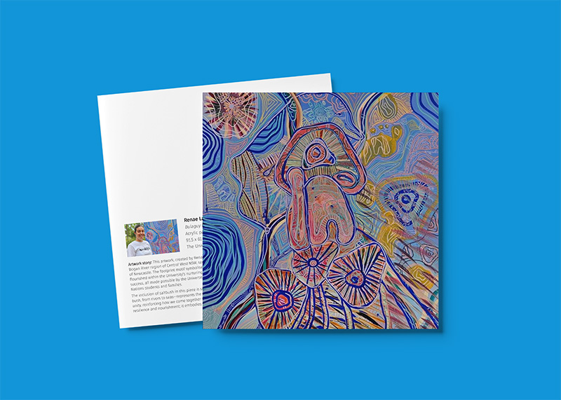 Greeting card and envelope