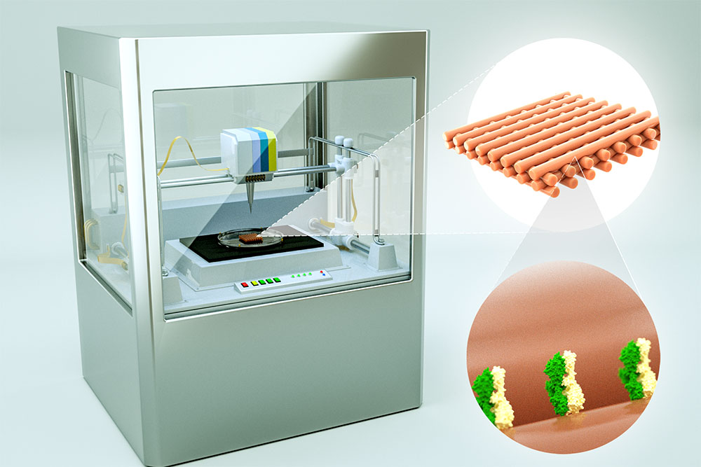 Tissue-engineered surgical meshes