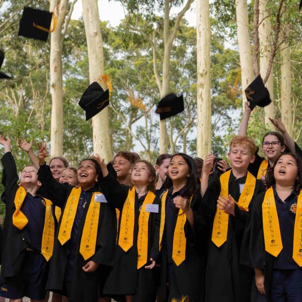 Childrens University Newcastle graduates from Elermore Vale Public School throw their hats to celebrate. Over 9,000 young lives transformed as Children’s University turns 10 .