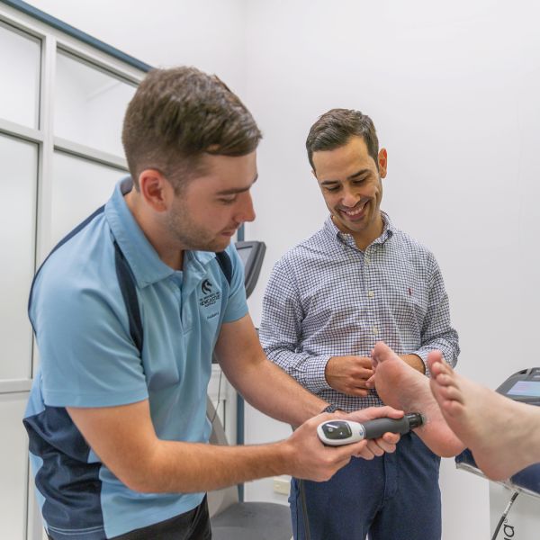 Podiatric student with patient - Wednesday 27 May 2026