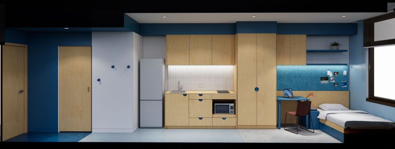 City Campus Student Accommodation - Studio - Artist's impression
