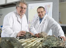 Double act Professors Bogdan Dlugogorski and Eric Kennedy