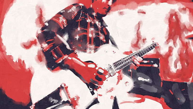 The Living End music video still