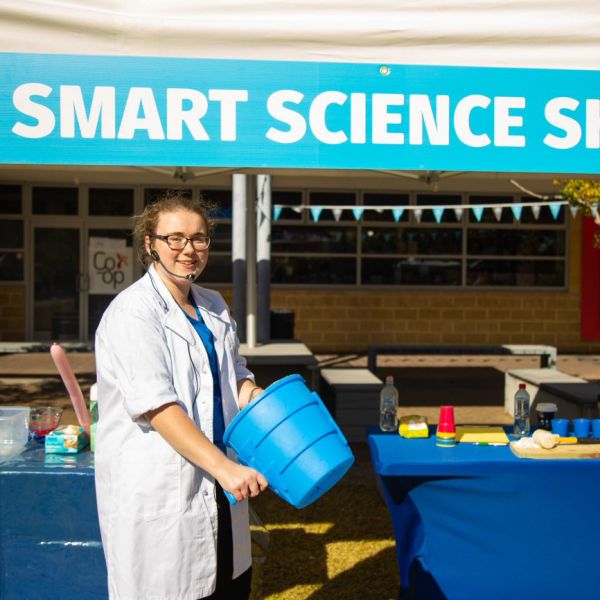 Demonstration as part of the Smart Science Show. Science in Practice 2020