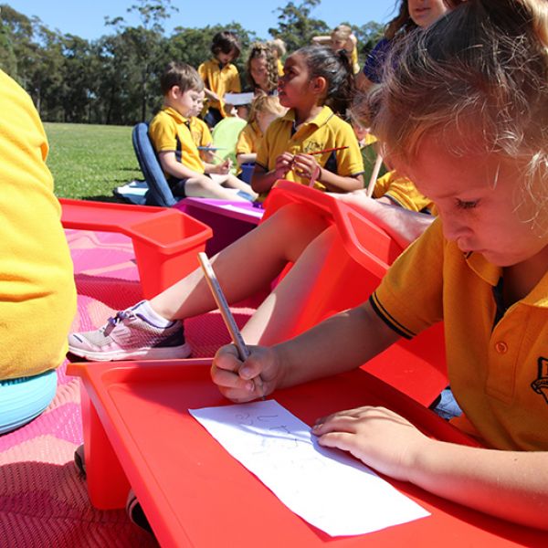 Edgeworth Heights Public School students  writing letters