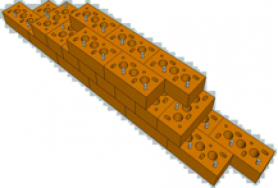 Dry-stack SIM with mechanical interlocking