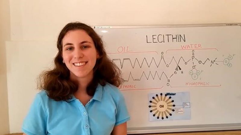 Stage 1 scholar Anna Popowicz, Bachelor of Science (Advanced) student, in her role as a Research Assistant