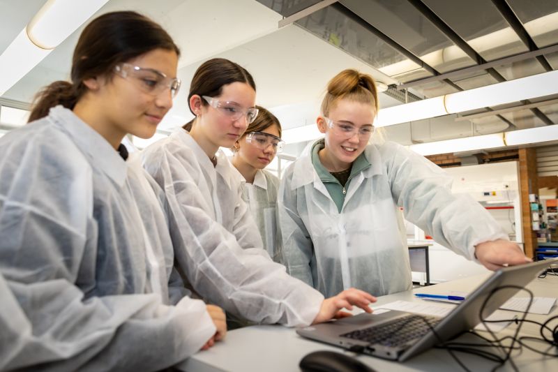 The HunterWiSE Outreach program students explore a range of STEM related fields throughout the program