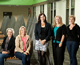 Speech pathology research team. Talking speech research