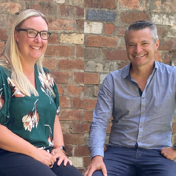  Alumni Trent Bagnall and Steph Hinds. Newcastle companies forging the way forward on renewables and onshore manufacturing 