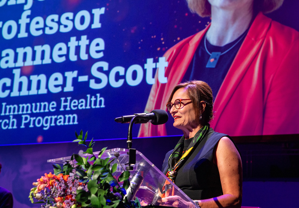HMRI&rsquo;s Researcher of the Year, University of Newcastle Conjoint Professor Jeannette Lechner-Scott from HMRI&rsquo;s Immune Health Research Program