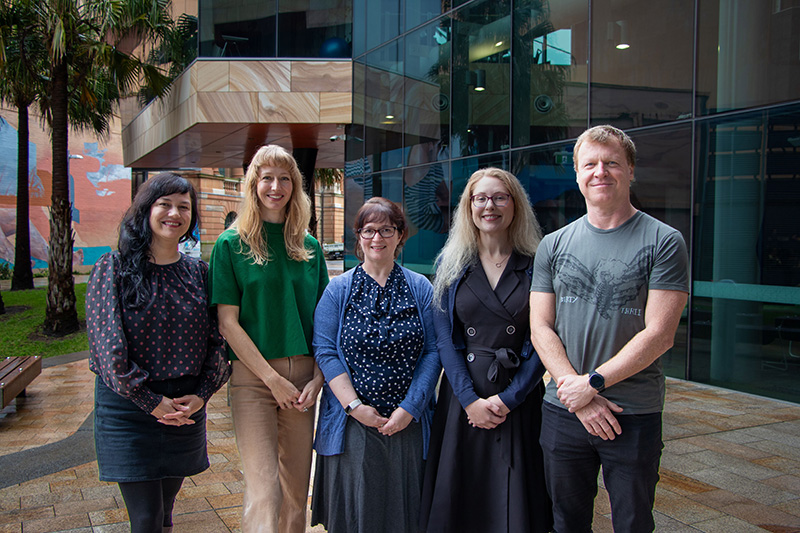 Group shot of research team members