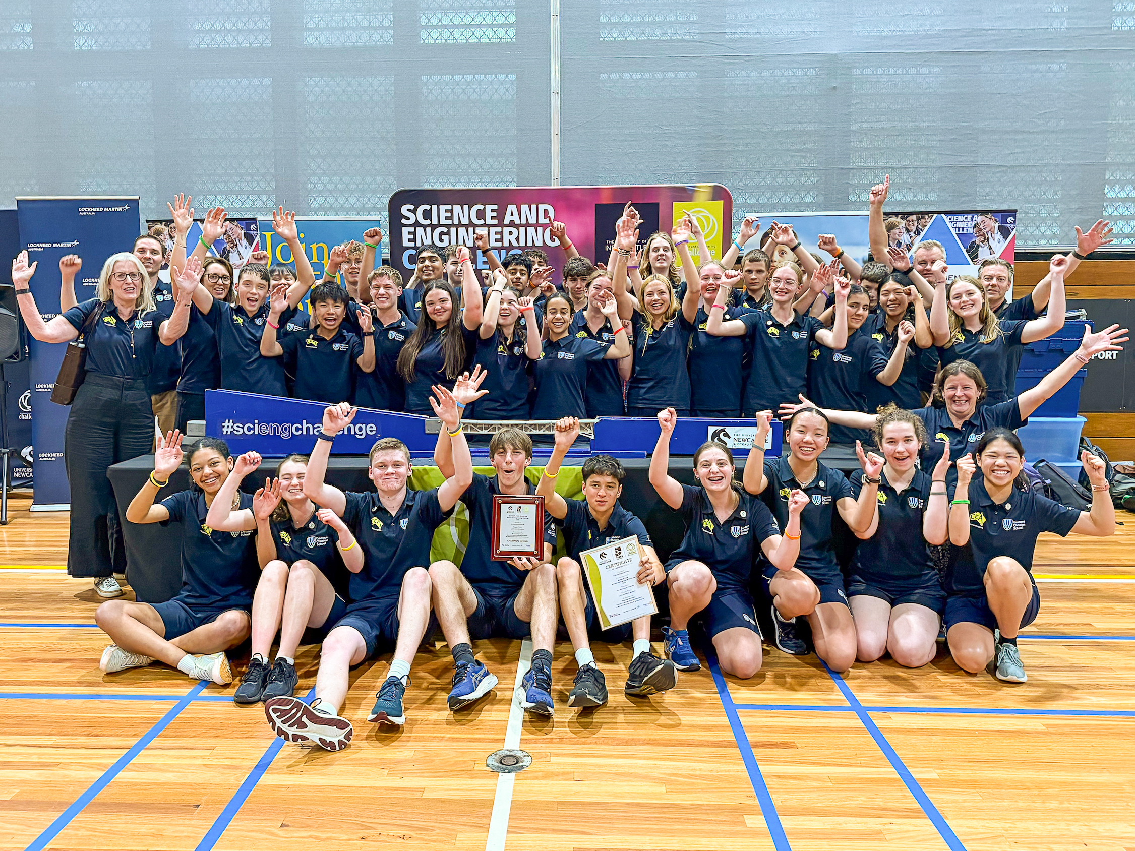 Winning team Emmaus Christian School from Canberra Winning team Emmaus Christian School from Canberra