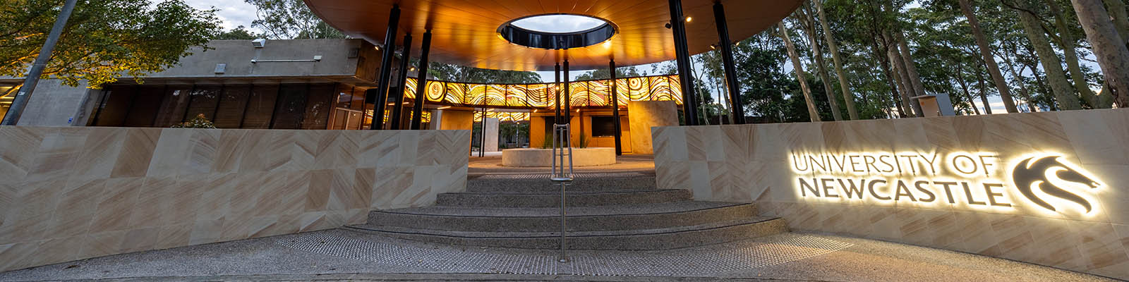 Entrance of University of Newcastle