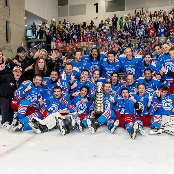 The Newcastle Northstars team pose for a group photo.