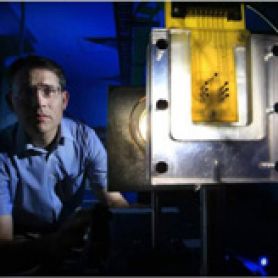 Professor Paul Dastoor. Newcastle Uni's solar panel painting