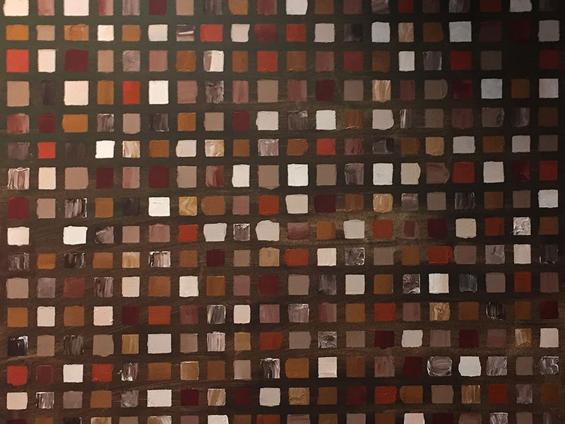 Painting 'More Checks' by Paul Munro