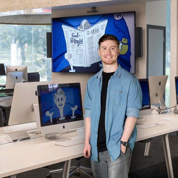 University of Newcastle student Reid McManus. Students at the heart of unique partnership with music industry giant BMG  