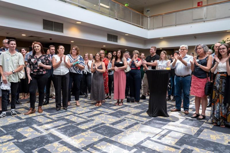 Scholars, staff and friends gather to welcome the 2020 scholars to the University of Newcastle
