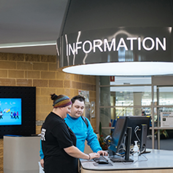 Ourimbah Library. All your student needs now in one place at Ourimbah