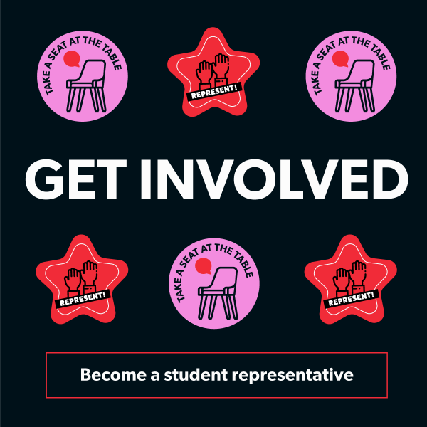 Get involved become a student representative