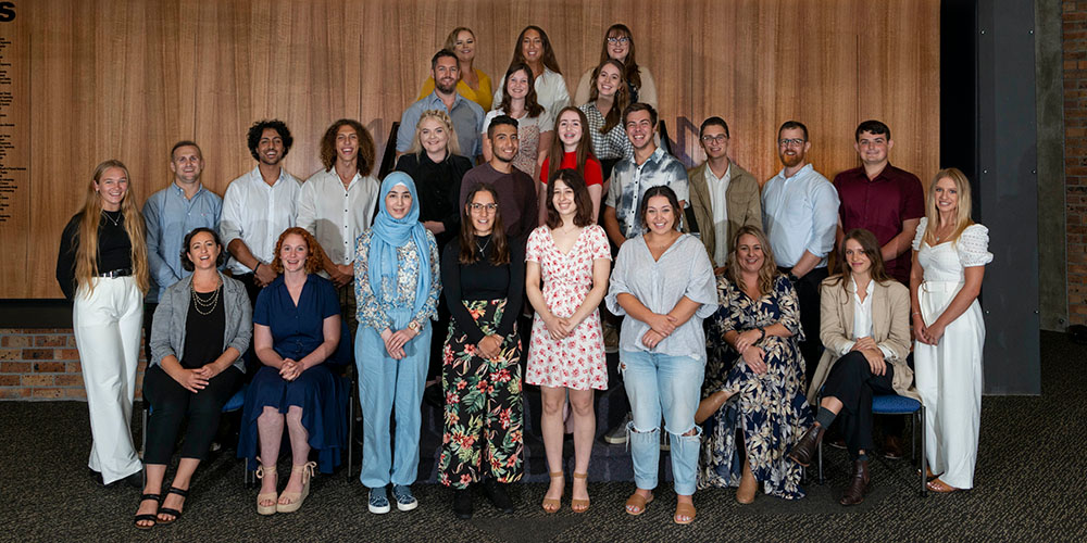 Group photo of Ma & Morley 2021 scholars