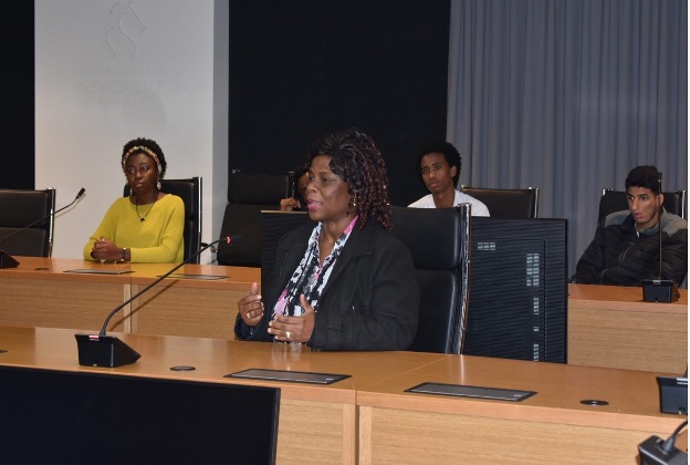 UON/CARE-P African students celebrating 2021 Africa Day at the University of Newcastle