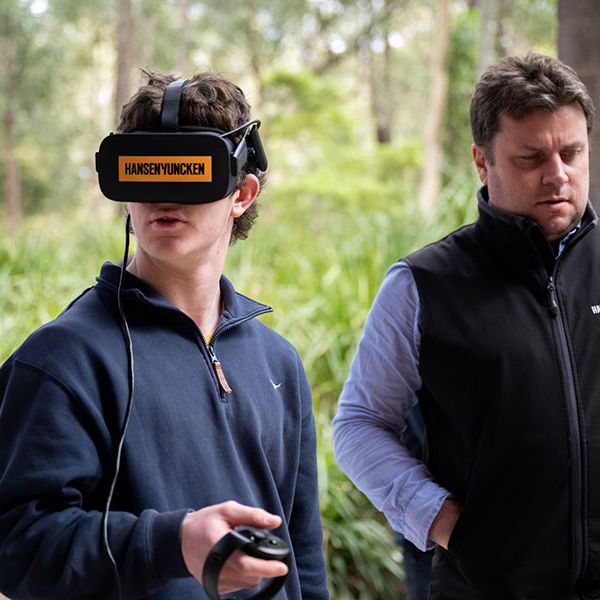 Construction students