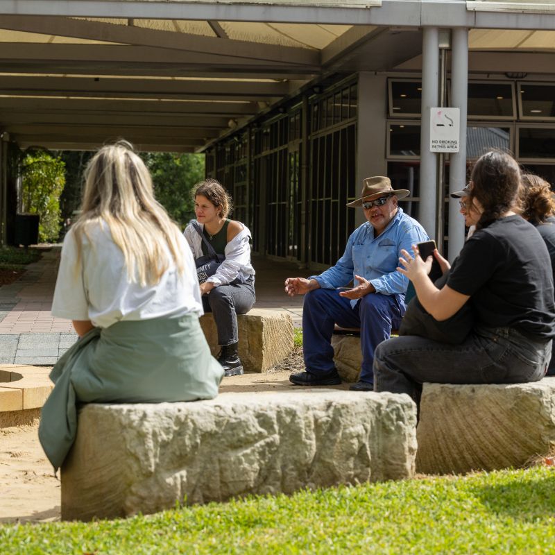Barry and Students on Special Elective