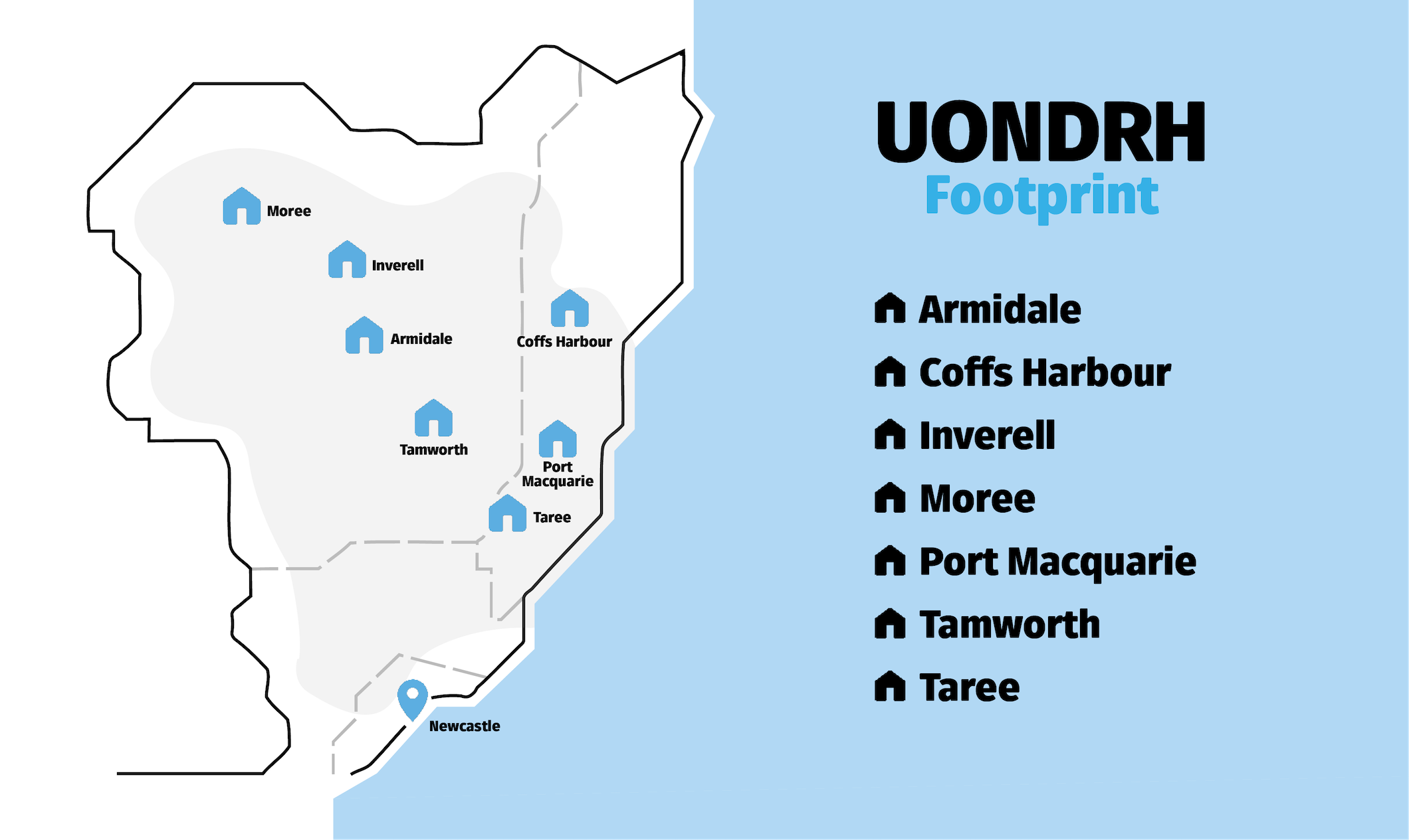 UONDRH Footprint Map
