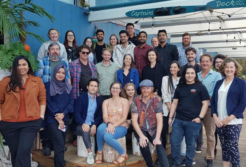 A group photo of staff at the ARC Center of Excellence in Synthetic Biology