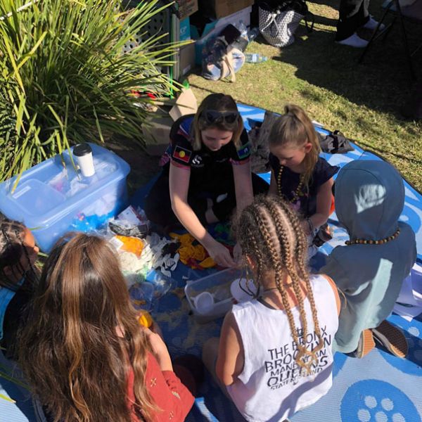 Jackie NAIDOC Event with kids
