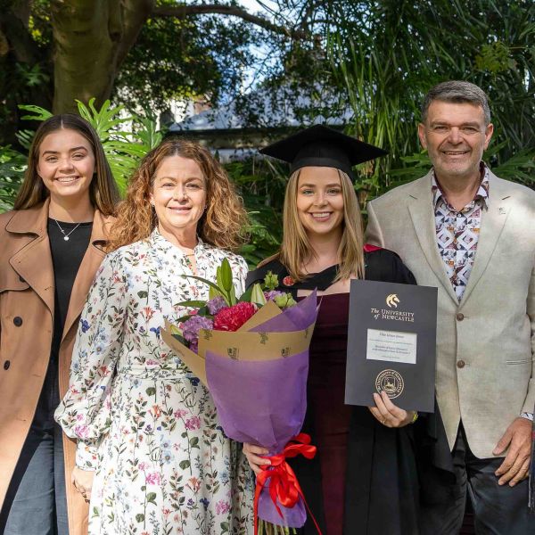 Ellie Jones and her family. From boots to books.