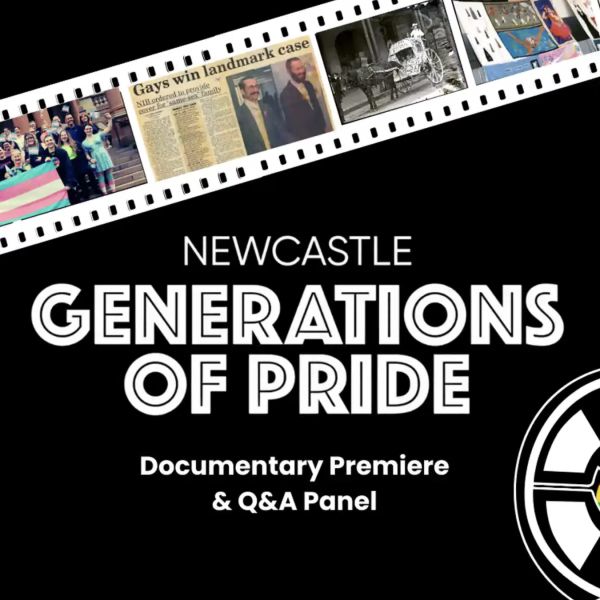 Generations of Pride on black with film strip 