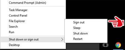 Windows 10 old sign out
