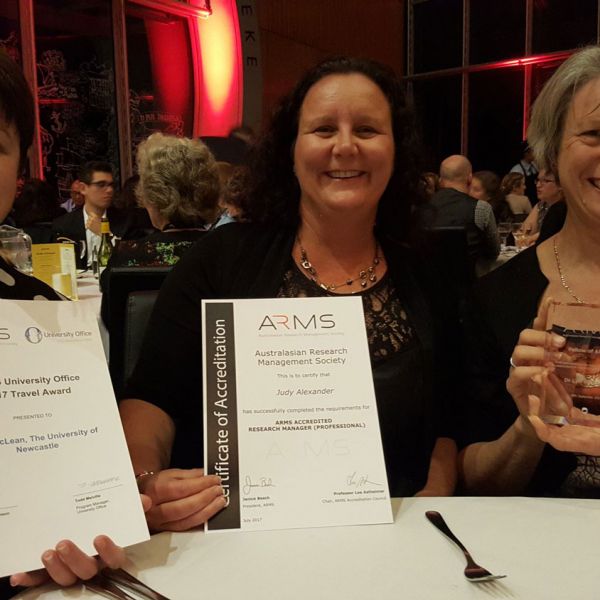 . Research commitment awarded by ARMS