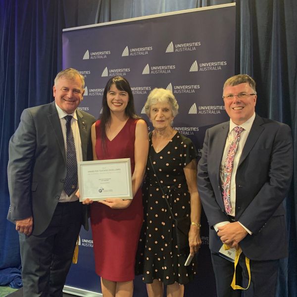 awards ceremony. Newcastle educators shine in Australian Awards for University Teachers