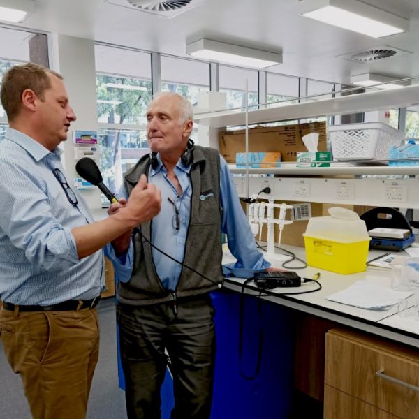 Brett Neilan speaking to ABC Science Show. First Nations Peoples knowledge key to new Centre of Excellence in Synthetic Biology