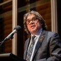 Photo of Professor John Maynard presenting at the 2019 Annual History Lecture 