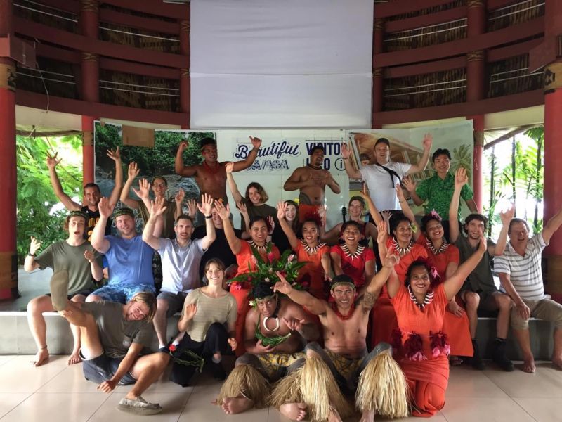 Stage 2 scholars spent time with a community in Samoa to kick-start their Action Project