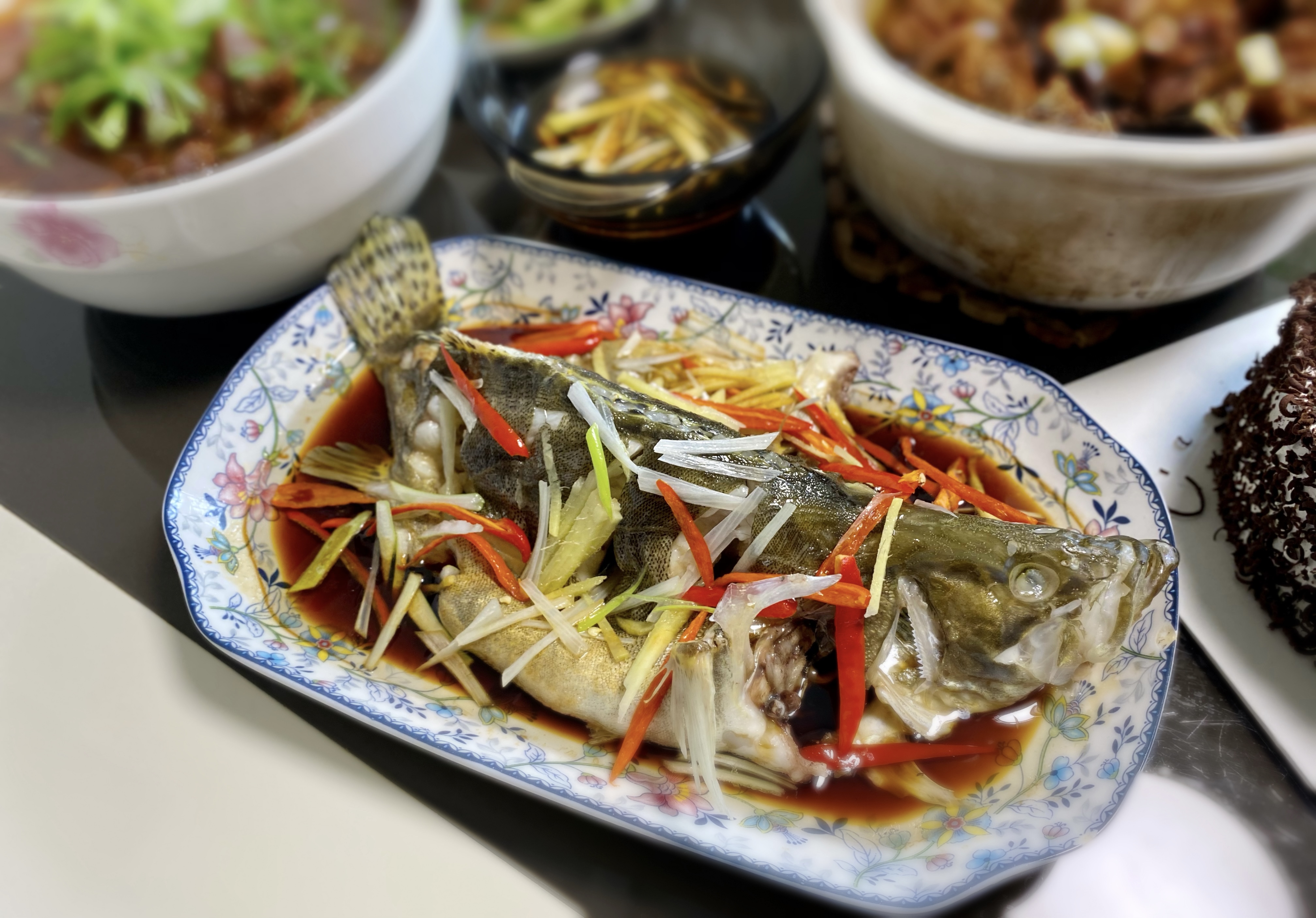 Steamed Perch Fish