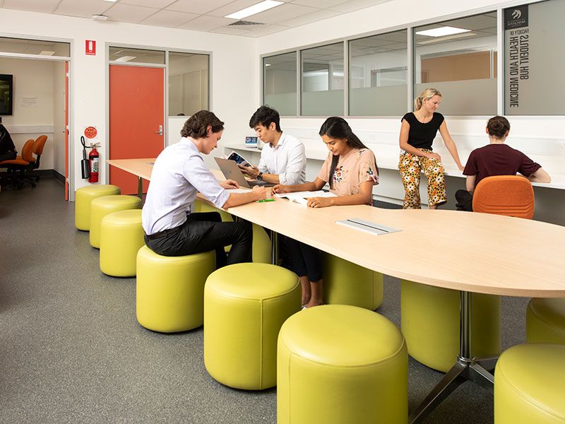 Collaborative learning space at Calvary Mater hospital