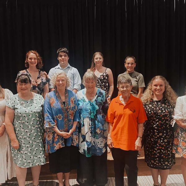 Scholars with Judy Morley