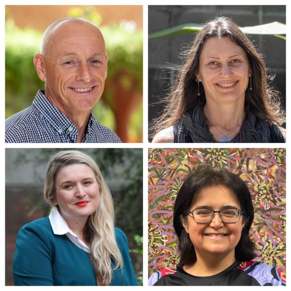 Headshot of each of the four successful recipients. Top-notch educators claim national University Teaching Awards