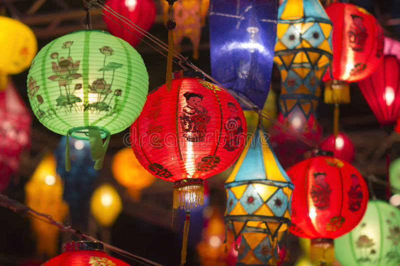 Colourful lanterns