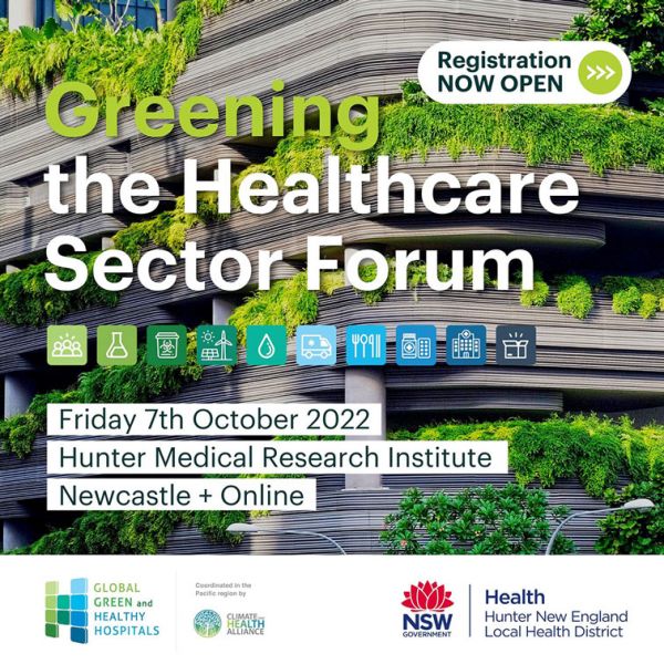Greening the Healthcare Sector Forum