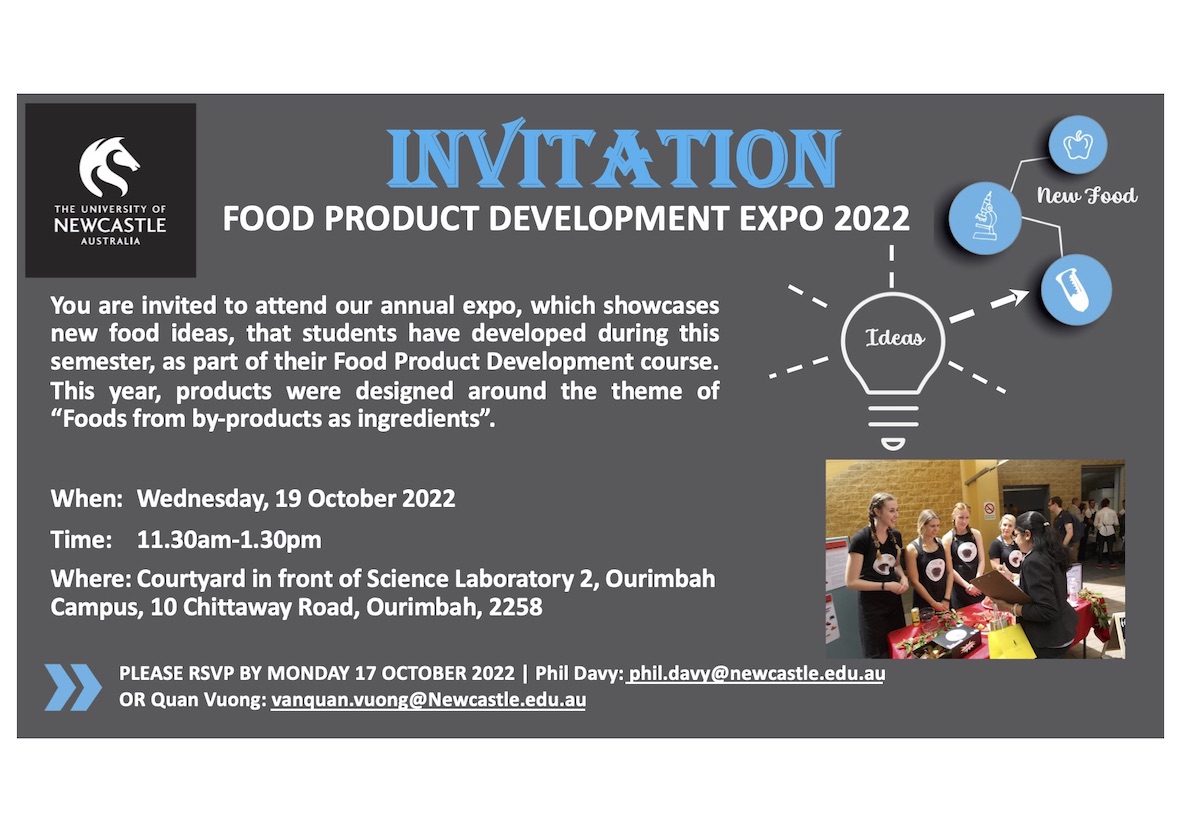 Food Product Development Expo / College of Engineering, Science and